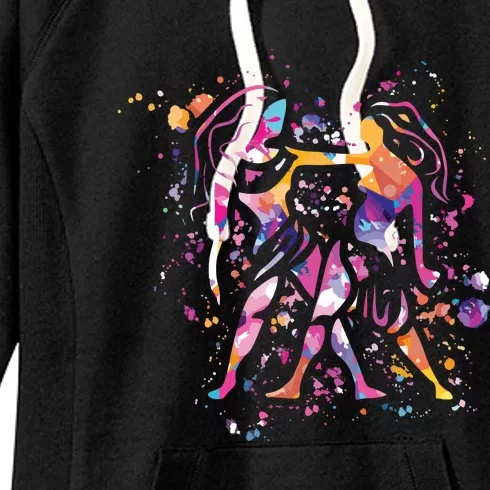 Gemini Zodiac Sign Astrology Women's Fleece Hoodie