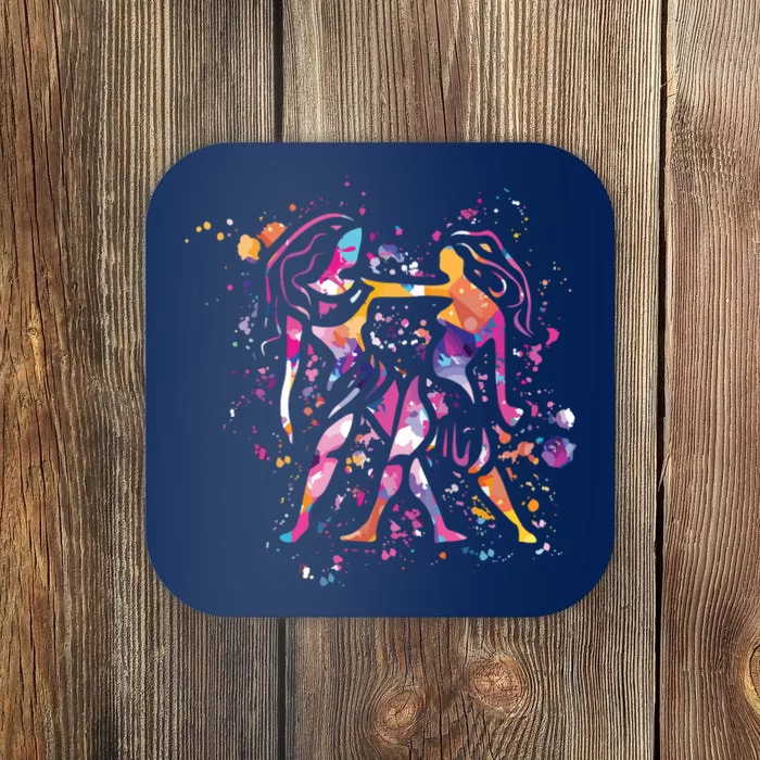 Gemini Zodiac Sign Astrology Coaster