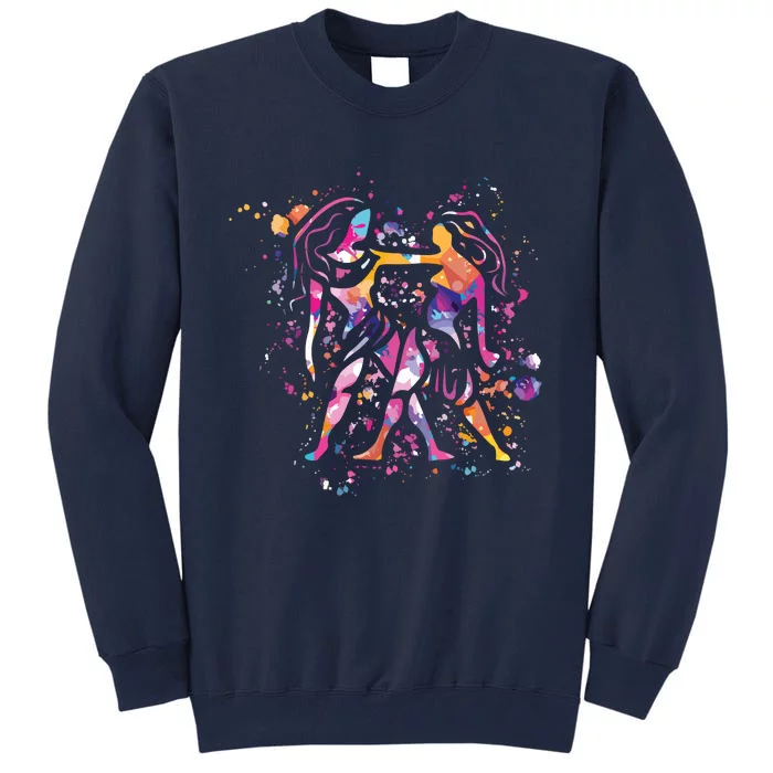 Gemini Zodiac Sign Astrology Tall Sweatshirt