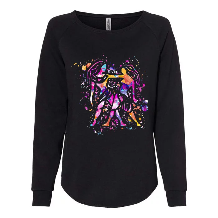 Gemini - Zodiac Sign - Astrology Womens California Wash Sweatshirt