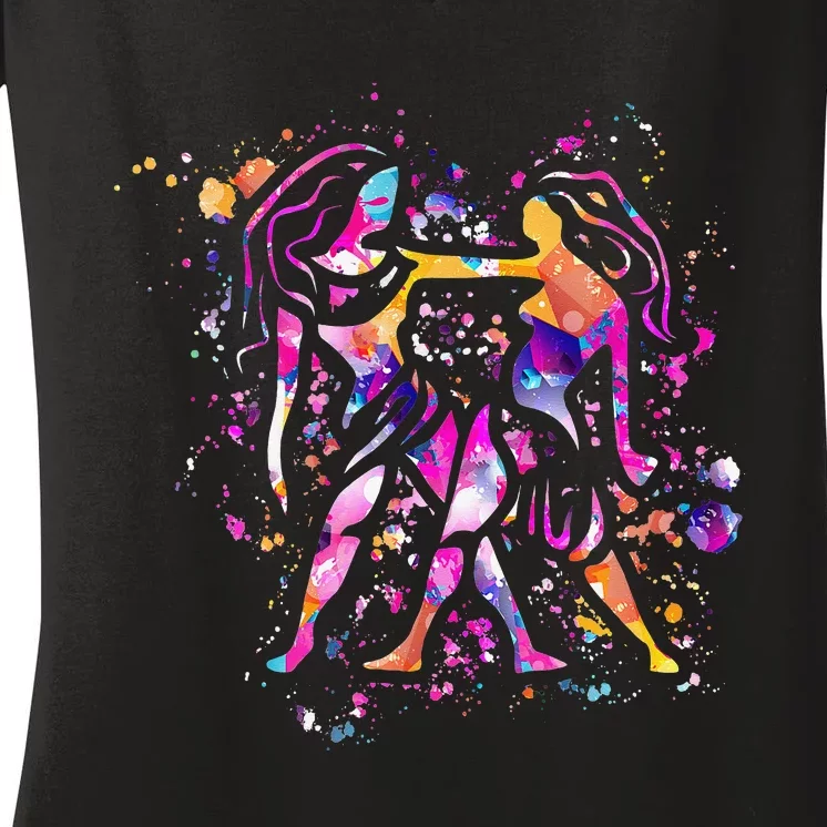 Gemini - Zodiac Sign - Astrology Women's V-Neck T-Shirt