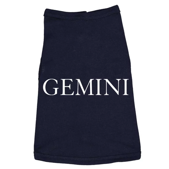 Gemini Zodiac Sign Horoscope Fashion Classic Doggie Tank