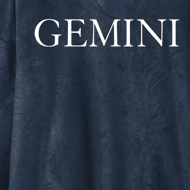 Gemini Zodiac Sign Horoscope Fashion Classic Hooded Wearable Blanket