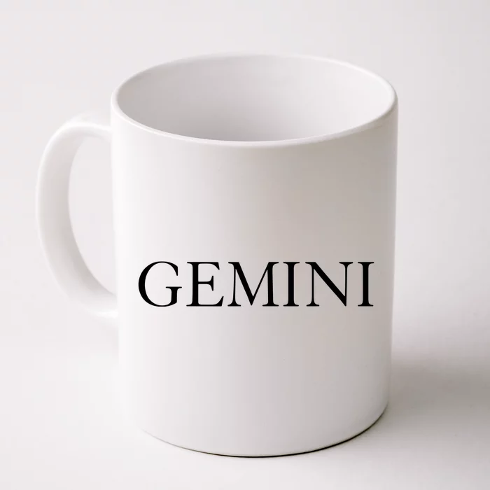 Gemini Zodiac Sign Horoscope Fashion Classic Front & Back Coffee Mug