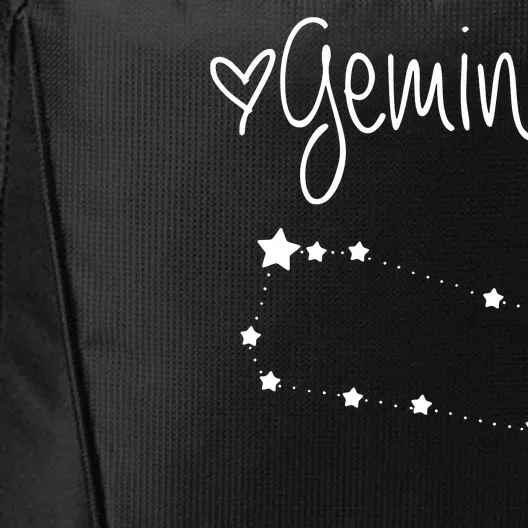 Gemini Zodiac Sign Horoscope Astrology May June Birthday City Backpack