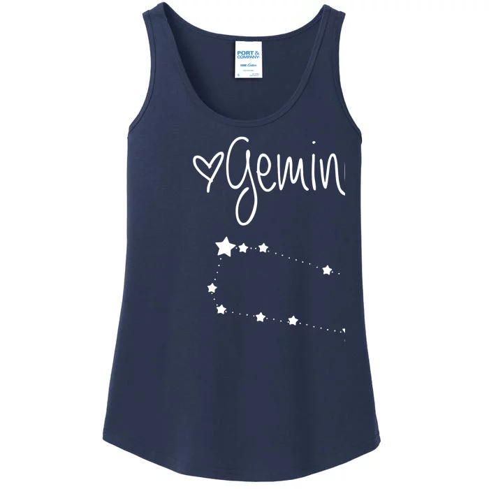 Gemini Zodiac Sign Horoscope Astrology May June Birthday Ladies Essential Tank