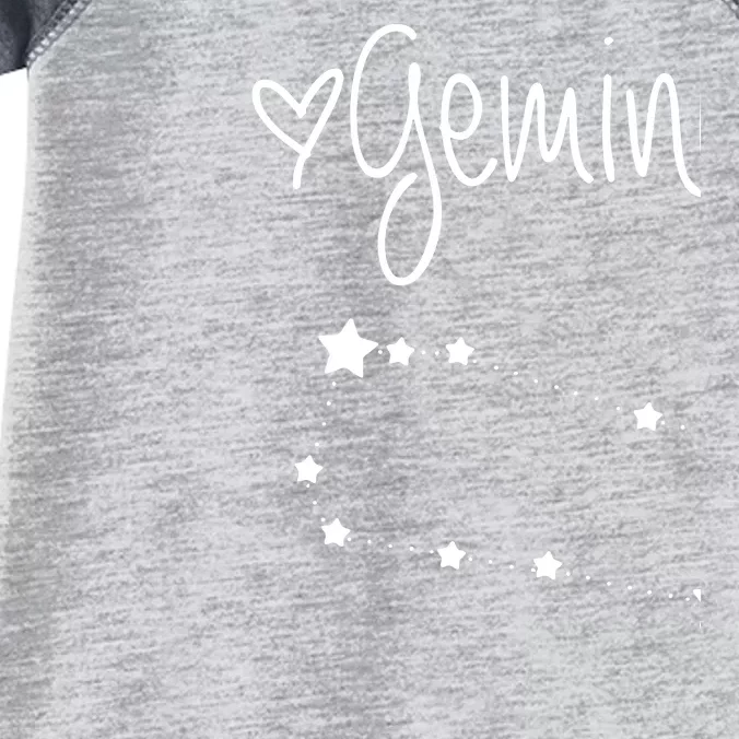 Gemini Zodiac Sign Horoscope Astrology May June Birthday Infant Baby Jersey Bodysuit