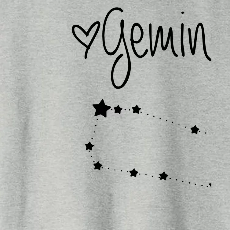 Gemini Zodiac Sign Horoscope Astrology May June Birthday Women's Crop Top Tee