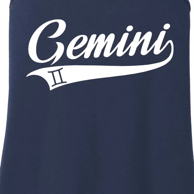 Gemini Zodiac Sign Horoscope Throwback Design Classic Ladies Essential Tank