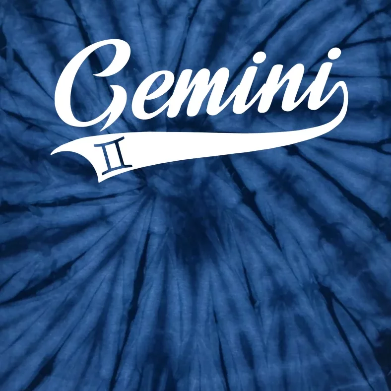 Gemini Zodiac Sign Horoscope Throwback Design Classic Tie-Dye T-Shirt