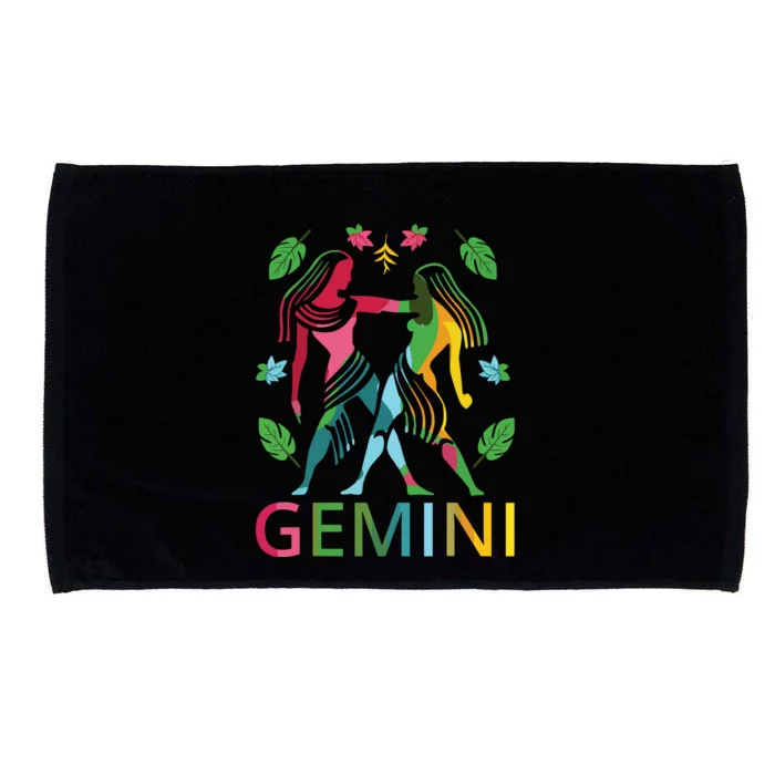 Gemini Zodiac Spring Gemini Birthday Microfiber Hand Towel