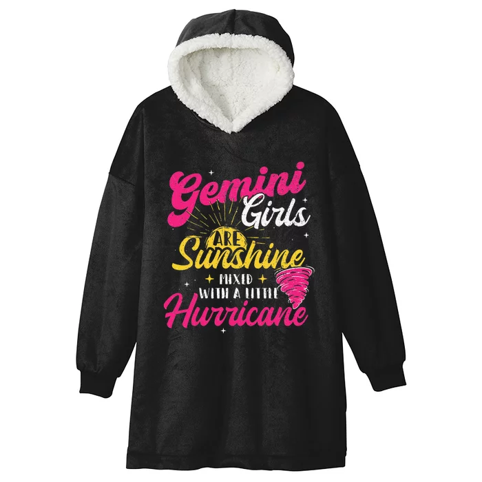 Gemini Zodiac Sign Horoscope Astrology Lover Hooded Wearable Blanket