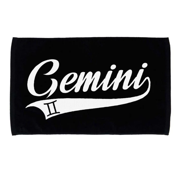 Gemini Zodiac Sign Horoscope Throwback Design Classic Microfiber Hand Towel