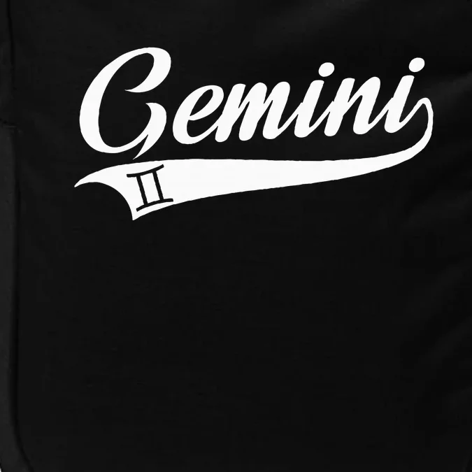 Gemini Zodiac Sign Horoscope Throwback Design Classic Impact Tech Backpack