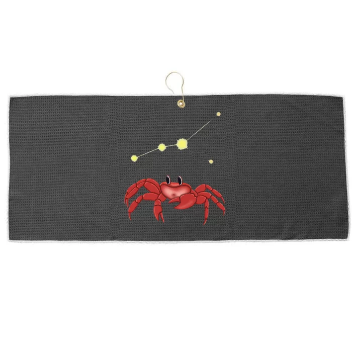 Great Zodiac Sign Cancer Large Microfiber Waffle Golf Towel