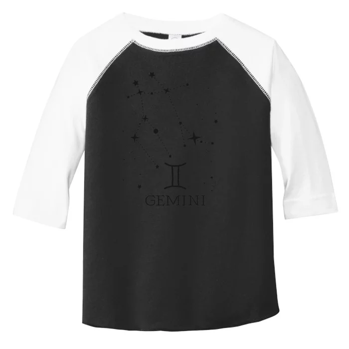 Gemini Zodiac signs Star moon Astrology horoscope Gemini Toddler Fine Jersey T-Shirt