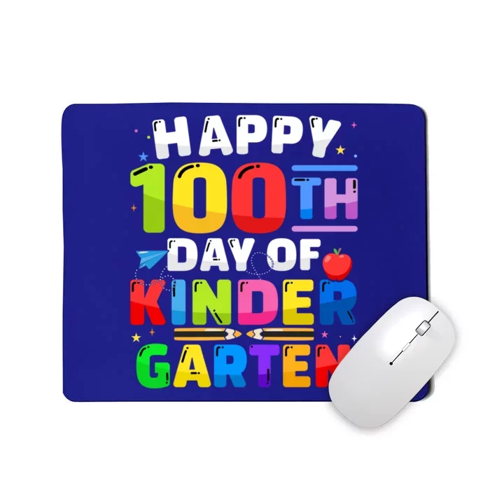 Happy 100th Day Of Kindergarten 100 Days For Teacher Meaningful Gift Mousepad