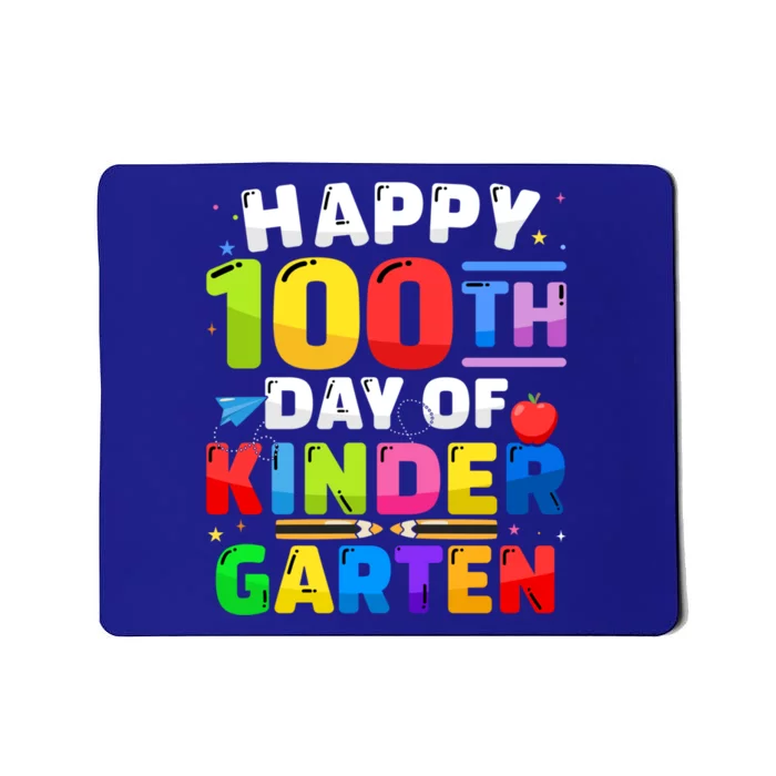 Happy 100th Day Of Kindergarten 100 Days For Teacher Meaningful Gift Mousepad