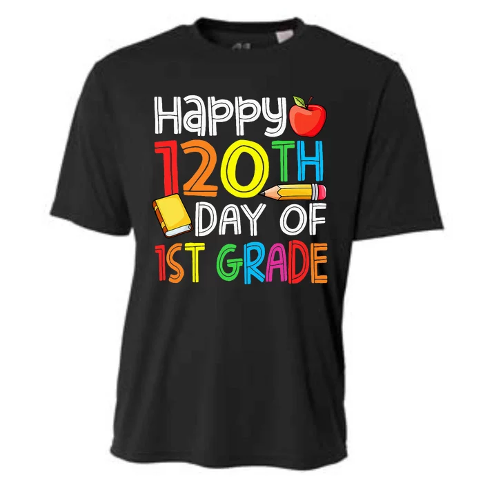 Happy 120 Days 1st Grade Cooling Performance Crew T-Shirt