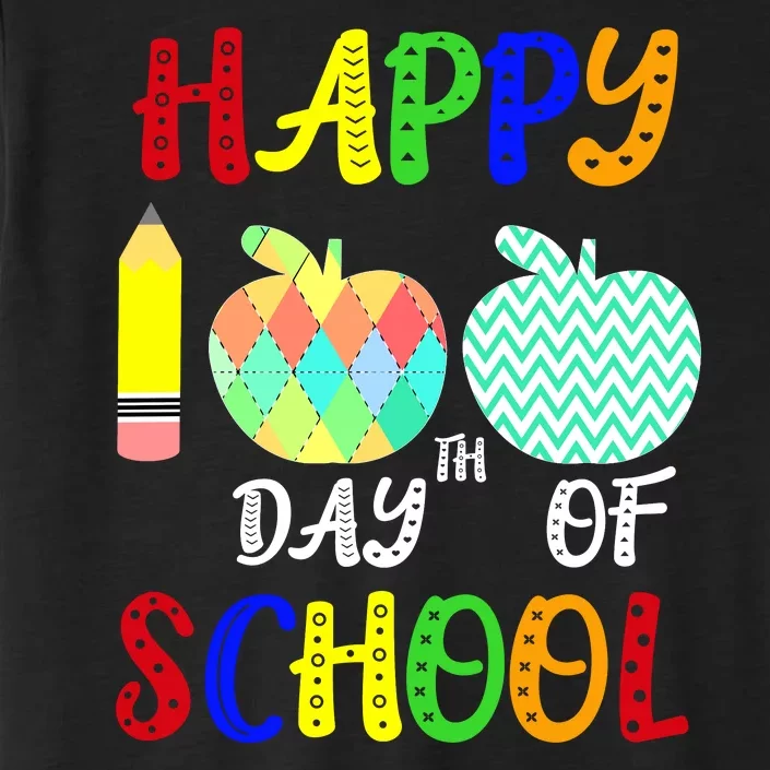 Happy 100th Day Of School ChromaSoft Performance T-Shirt