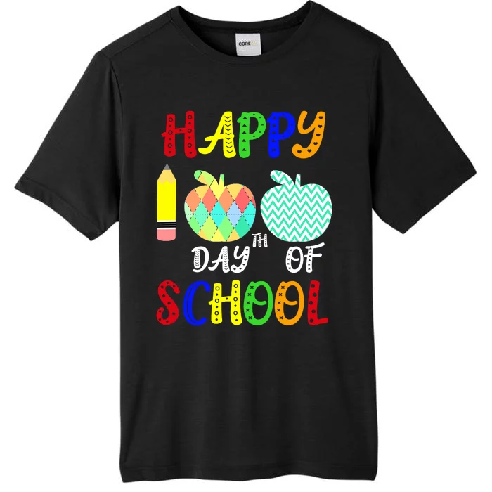 Happy 100th Day Of School ChromaSoft Performance T-Shirt