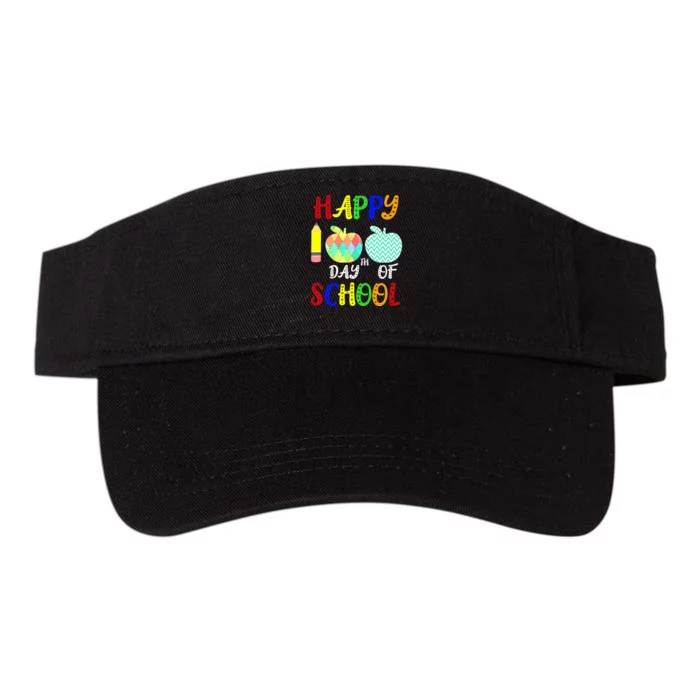 Happy 100th Day Of School Valucap Bio-Washed Visor