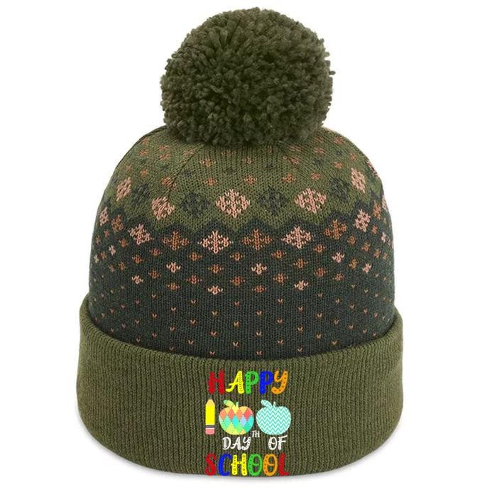 Happy 100th Day Of School The Baniff Cuffed Pom Beanie