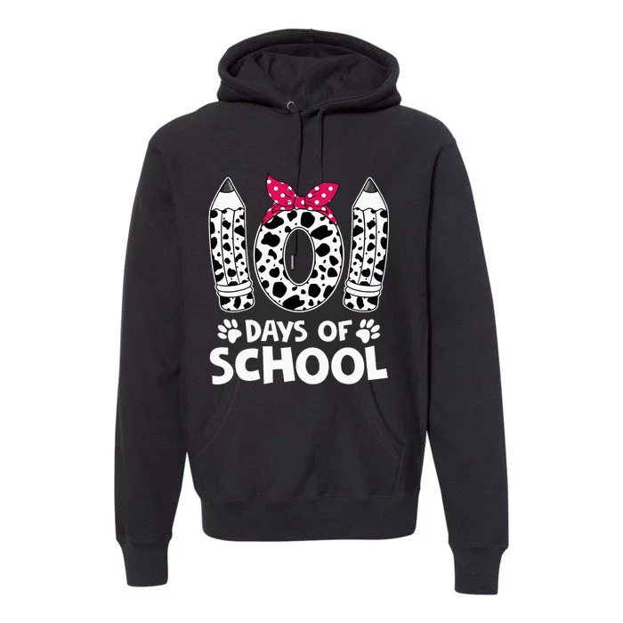 Happy 101 Days Of School Funny Student Teacher Gifts Premium Hoodie