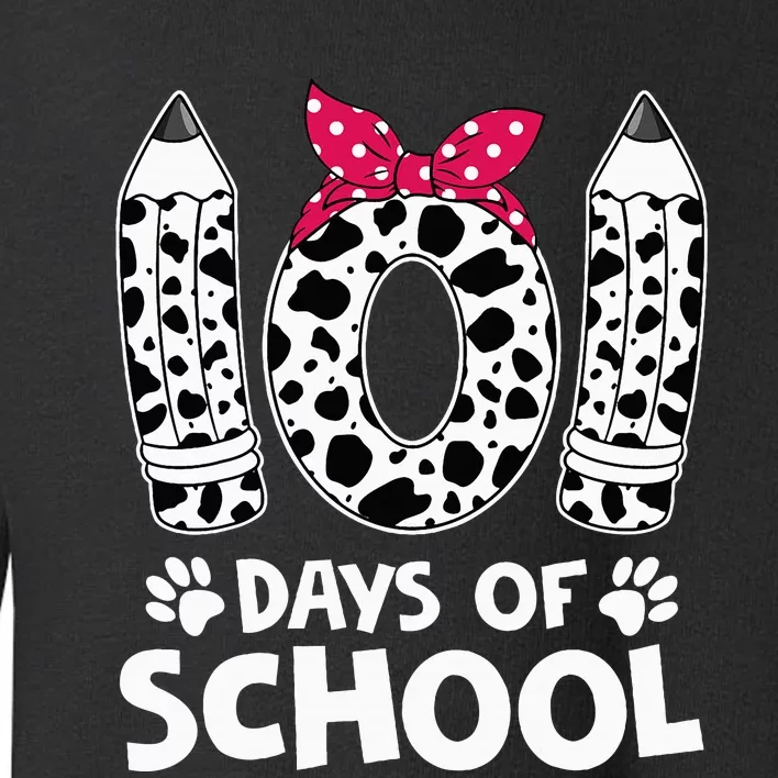 Happy 101 Days Of School Funny Student Teacher Gifts Toddler Sweatshirt