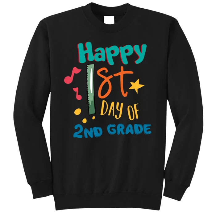 Happy 1st Day Of 2nd Grade Back To School Sweatshirt