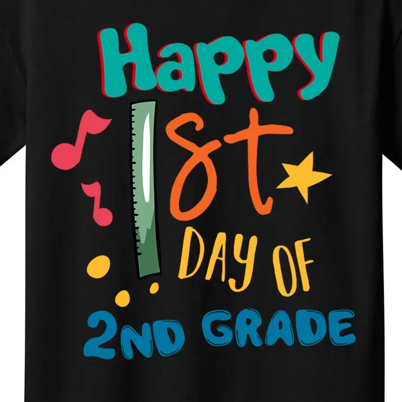 Happy 1st Day Of 2nd Grade Back To School Kids T-Shirt