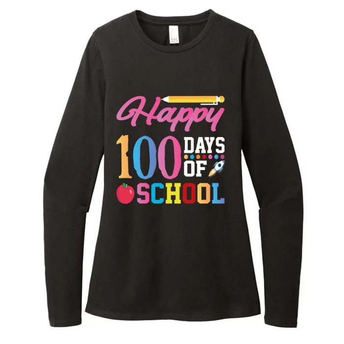 Happy 100 Days Of School Womens CVC Long Sleeve Shirt