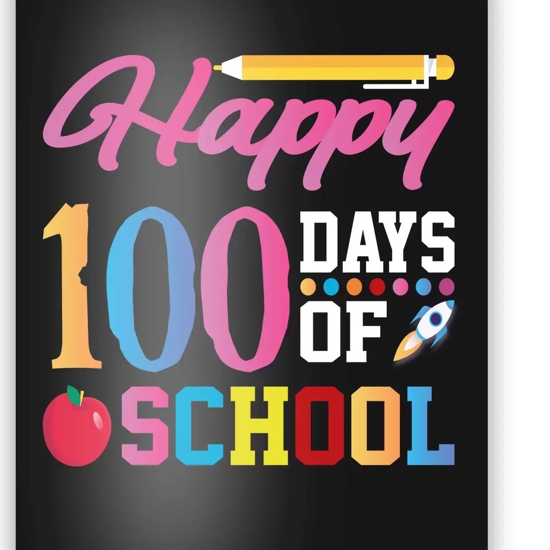 Happy 100 Days Of School Poster