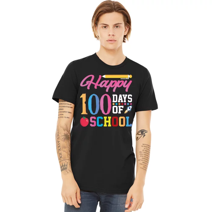 Happy 100 Days Of School Premium T-Shirt