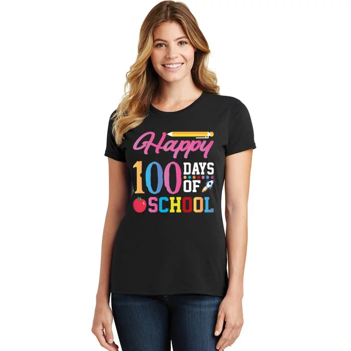 Happy 100 Days Of School Women's T-Shirt