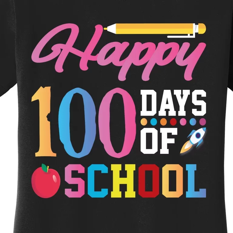 Happy 100 Days Of School Women's T-Shirt