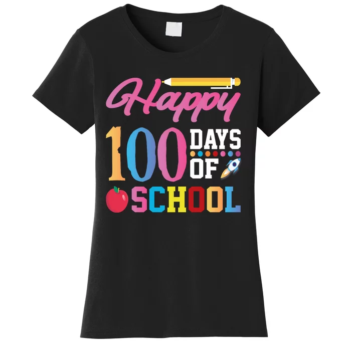 Happy 100 Days Of School Women's T-Shirt