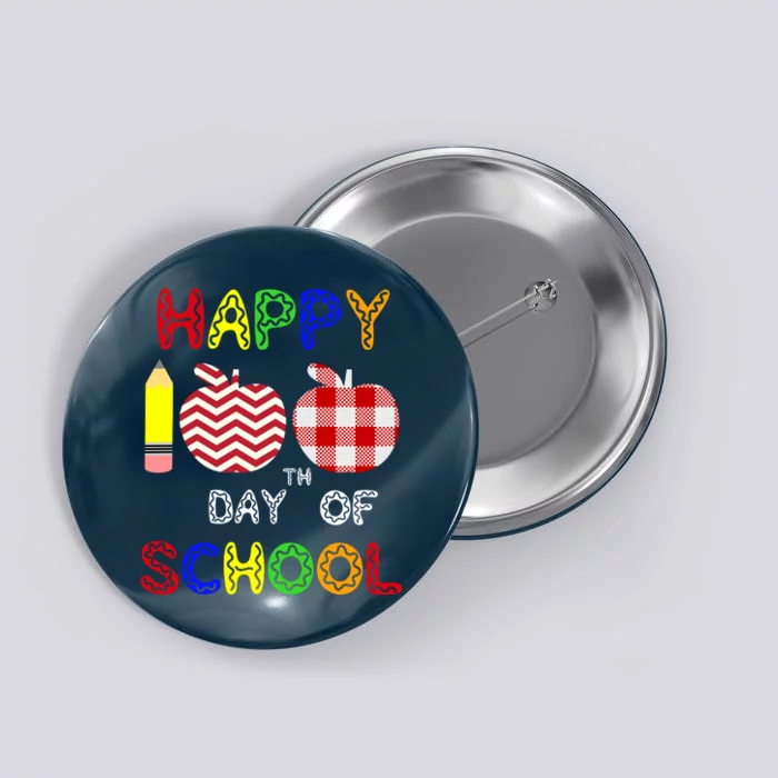 Happy 100th Day Of School Button