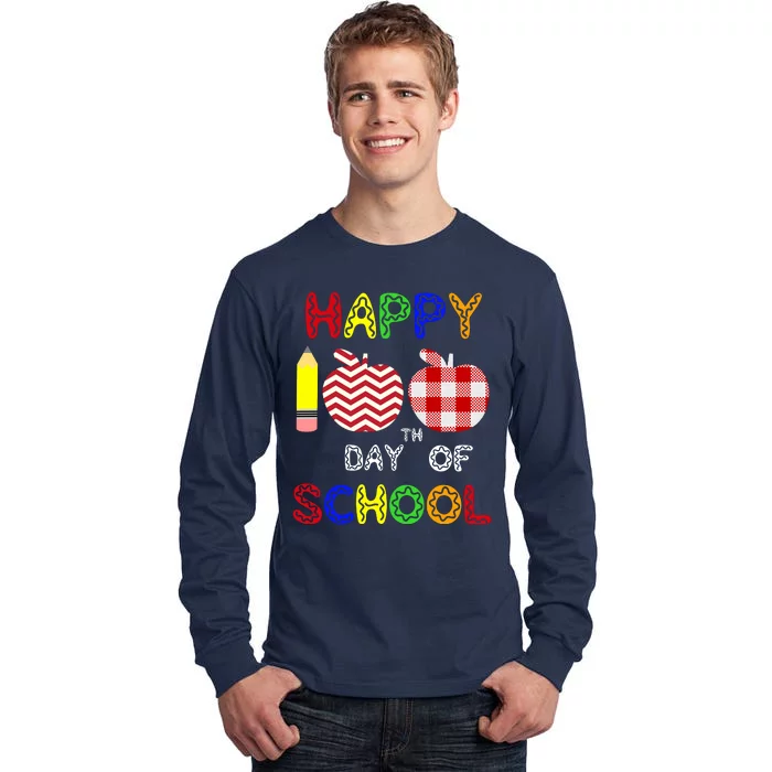 Happy 100th Day Of School Tall Long Sleeve T-Shirt