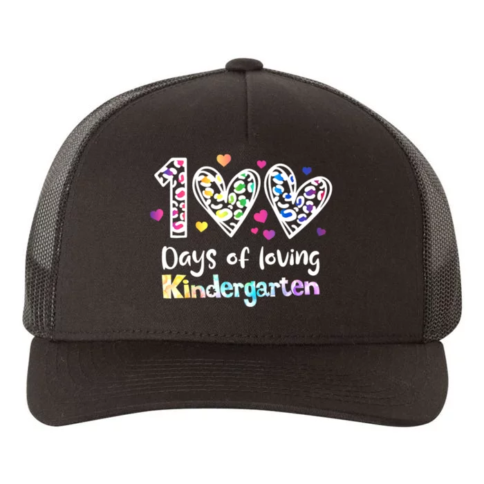 Happy 100th Day Of Kindergarten Teachers 100 Days Yupoong Adult 5-Panel Trucker Hat