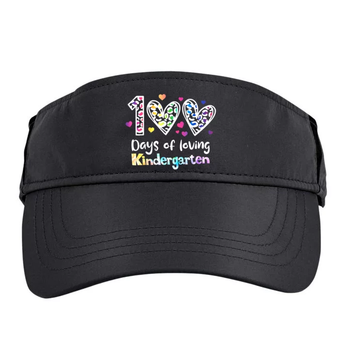 Happy 100th Day Of Kindergarten Teachers 100 Days Adult Drive Performance Visor