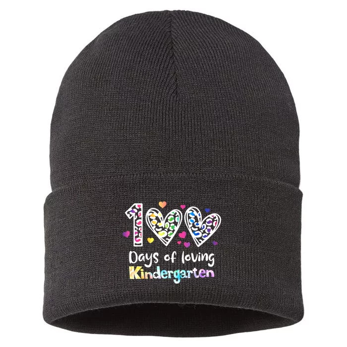 Happy 100th Day Of Kindergarten Teachers 100 Days Sustainable Knit Beanie