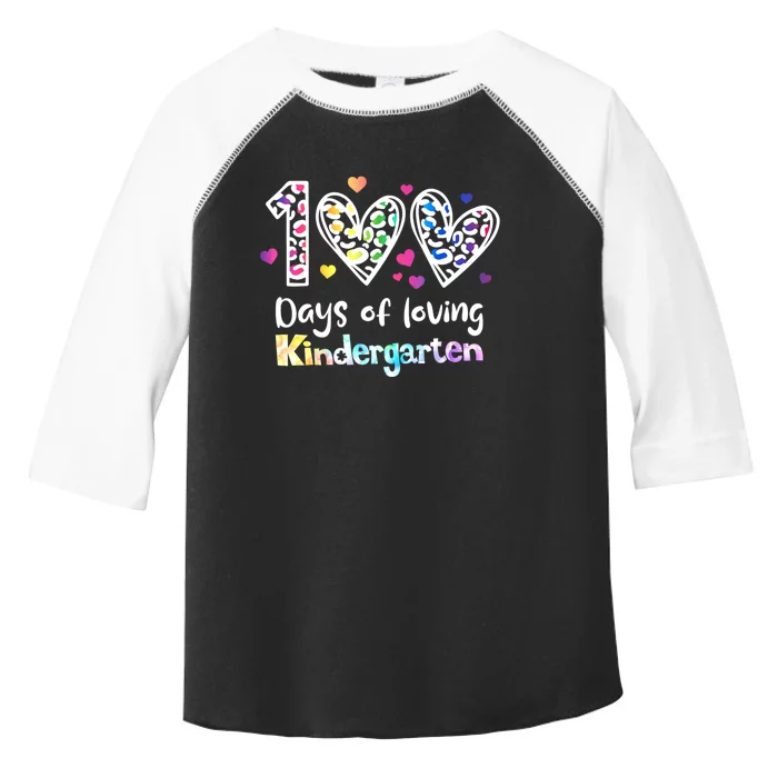 Happy 100th Day Of Kindergarten Teachers 100 Days Toddler Fine Jersey T-Shirt