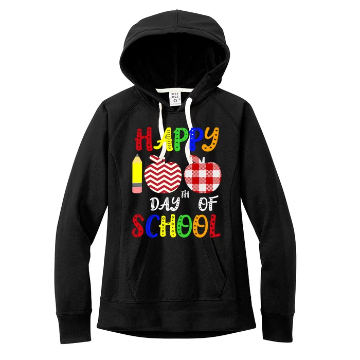 Happy 100th Day Of School Women's Fleece Hoodie