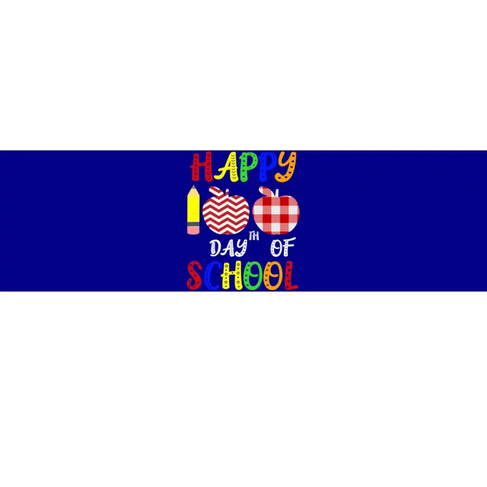 Happy 100th Day Of School Bumper Sticker