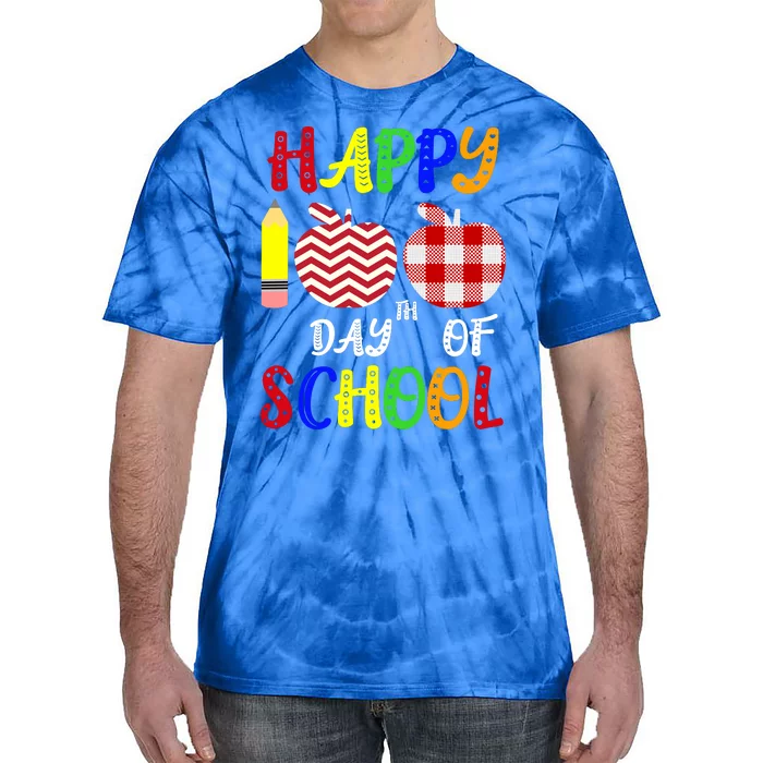 Happy 100th Day Of School Tie-Dye T-Shirt