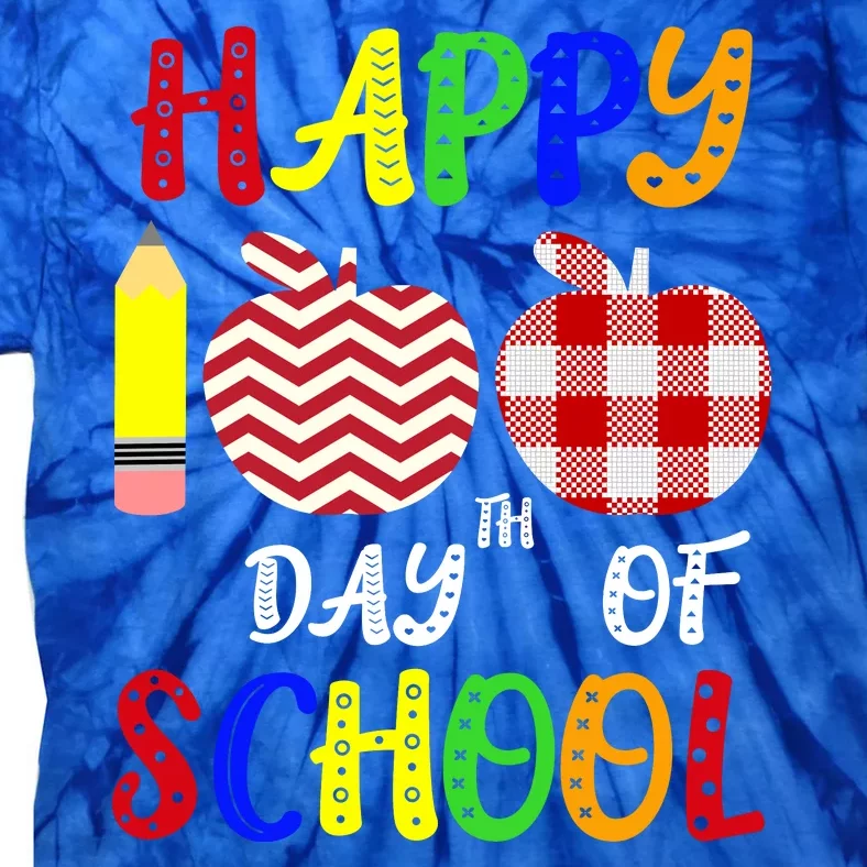 Happy 100th Day Of School Tie-Dye T-Shirt