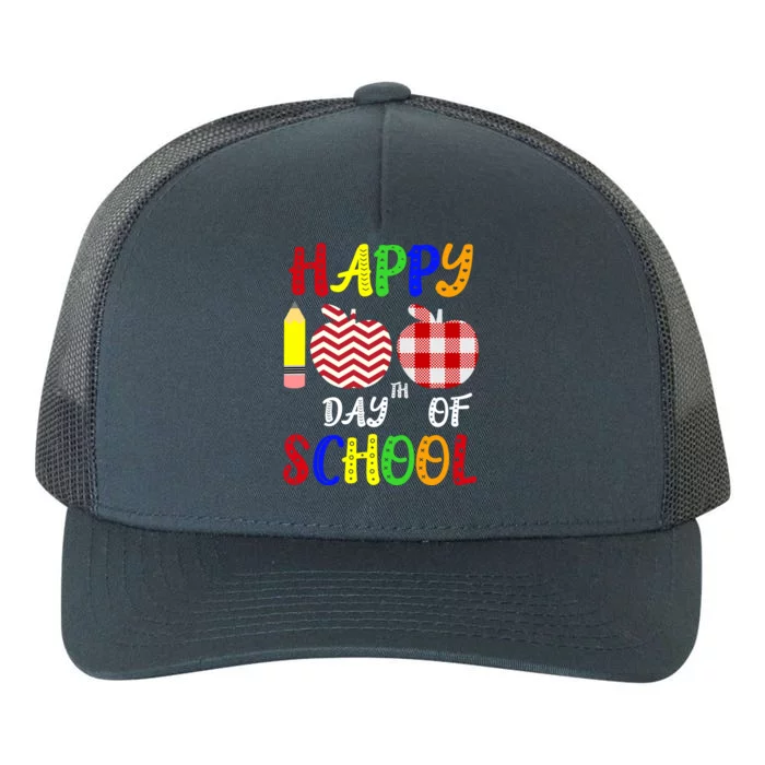 Happy 100th Day Of School Yupoong Adult 5-Panel Trucker Hat