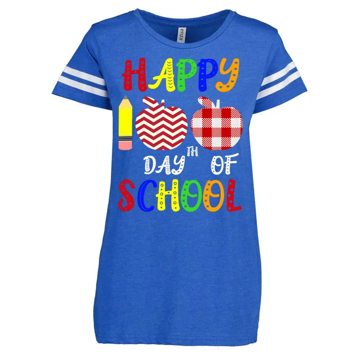 Happy 100th Day Of School Enza Ladies Jersey Football T-Shirt