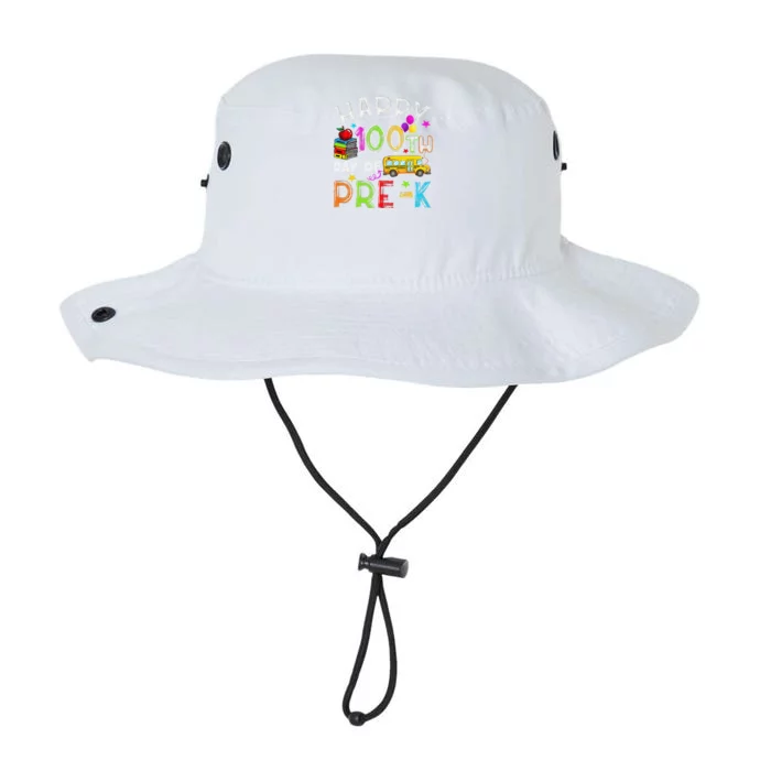 Happy 100th Day Of Prek 100 Days Of School Teacher Legacy Cool Fit Booney Bucket Hat